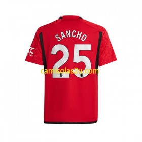 Camisolas de futebol Manchester United Sancho 25 Equipamento Principal 2023/24 Manga Curta